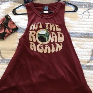 Adventurous Tank Top (Maroon)